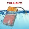 12V 24V 1/2PCS LED Tail Light Taillight Turn Signal Indicator Stop Lamp Rear Brake Light for Car Truck Trailer Caravan