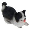 Adorable Pet Collectibles Cute Puppy Figurine, Resin Ornament for Desk And Car Decor, Animal Desktop Toys Realistic Dog Figurines, Miniature