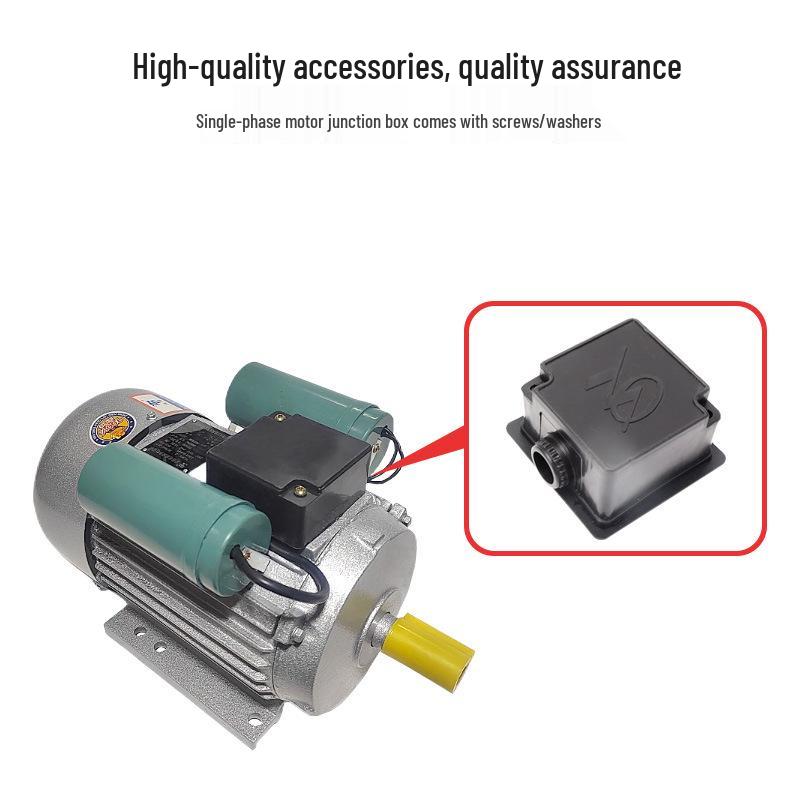 Single-Phase/Three-Phase Motor Terminal Box with Connector and Protective Housing - YL Motor Accessories