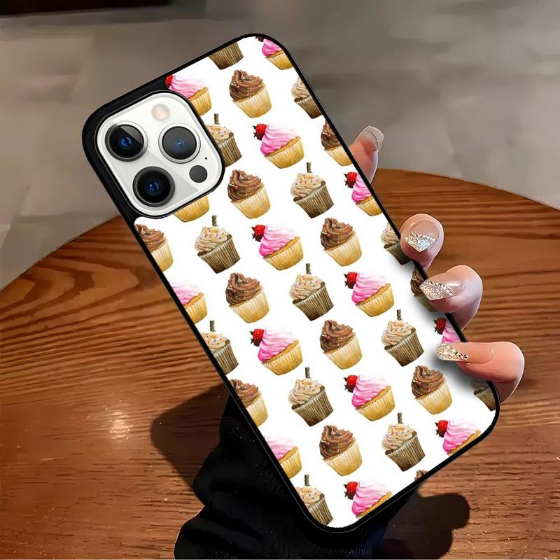 Chocolate Cakes Sweets Phone Case For iPhone 17 Air 16 15 14 13 12 11 Pro Max Max Plus Bumper Case Cover