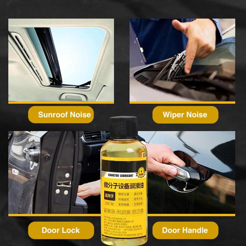 Автомобильная смазка, трансмиссионное масло, водостойкая многофункциональная дверная смазка для устранения ненормального шума, для механического обслуживания 60 мл