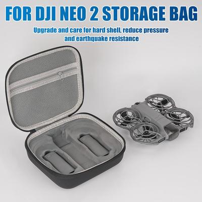 Для дрона DJI Neo 2 Мини Жесткий Чехол-сумка для хранения Водонепроницаемый Пылезащитный Кейс Для аксессуаров дрона Портативный Чехол для переноски