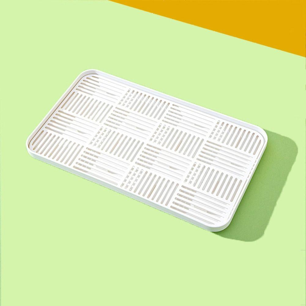 Съемная сушилка для посуды Двухъярусная сушилка для посуды Поддон для хранения Новый поднос для сушки посуды