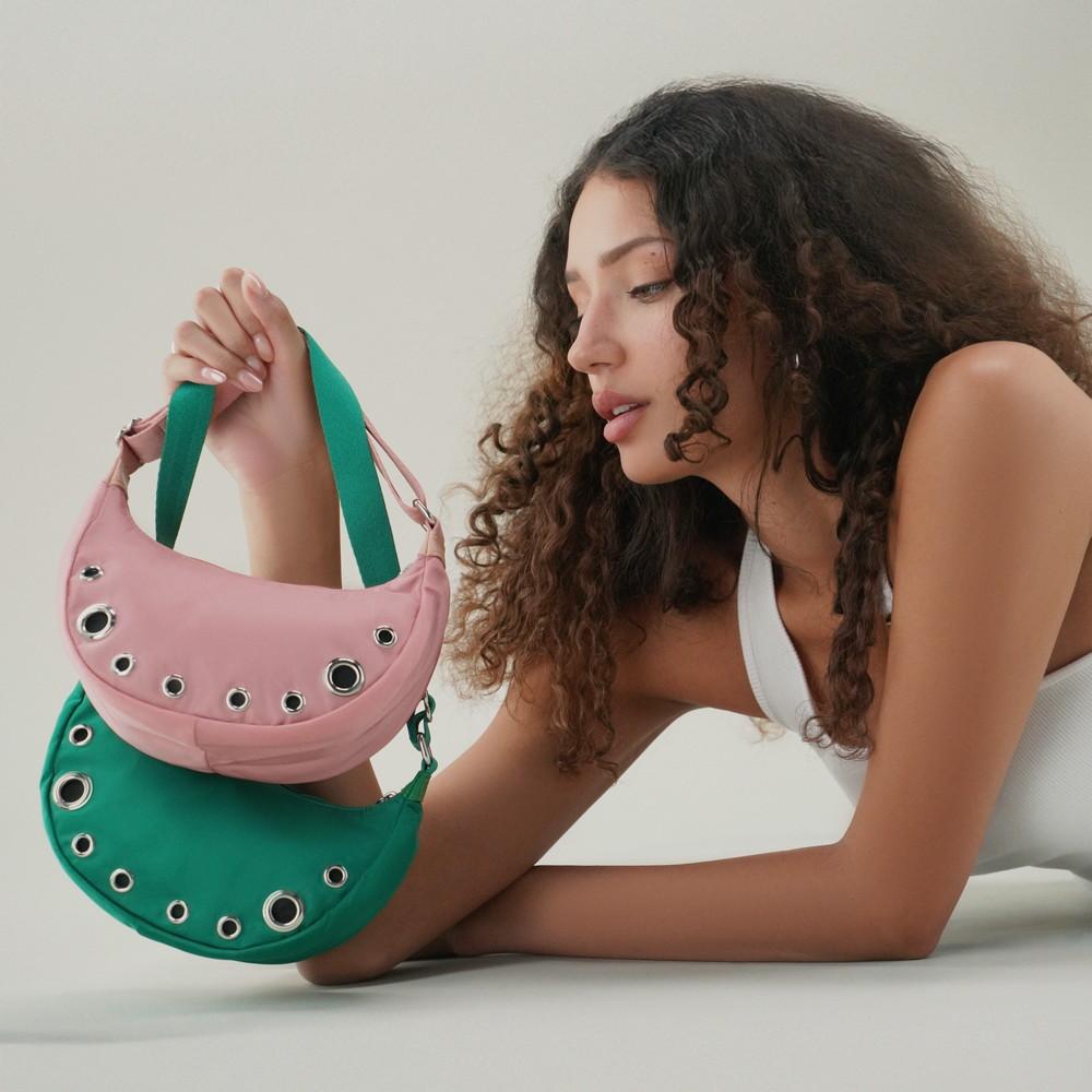 Lesportsac Розовый кварц Маленькая сумка через плечо с люверсами [1033.Lb22]