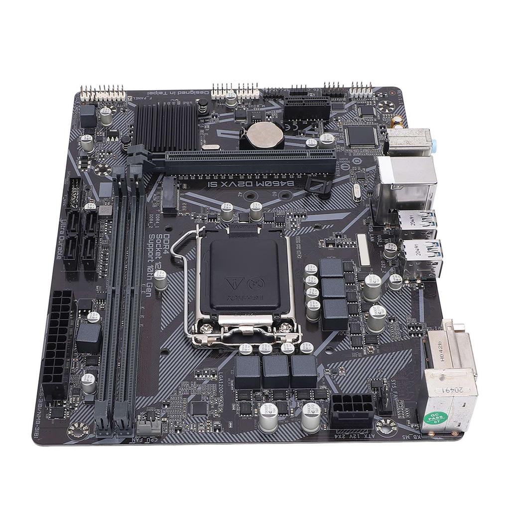 Материнская плата для настольного ПК B460M D2VX SI 2 слота DDR4 DIMM Поддержка LGA 1200 Интерфейс M.2 PCI E 3.0 Материнская плата M ATX для