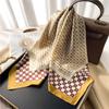 70 * 70cm New Silk Small Square Scarf For Women'S Neck Protection Professional Scarf Versatile Hair Tie Headscarf Scarf