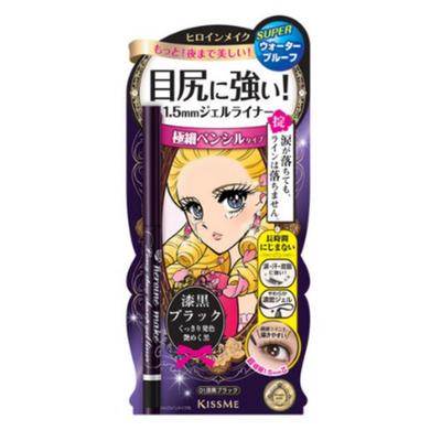 Гелевая подводка для глаз Heroine Make Long Stay Sharp Gel Eyeliner 0,07 г, насыщенный черный цвет, 1 шт.