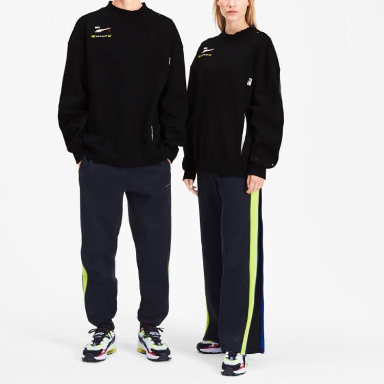 Puma X ADER ERROR Унисекс Вязаный Свитшот Черный Мужской 595539-01