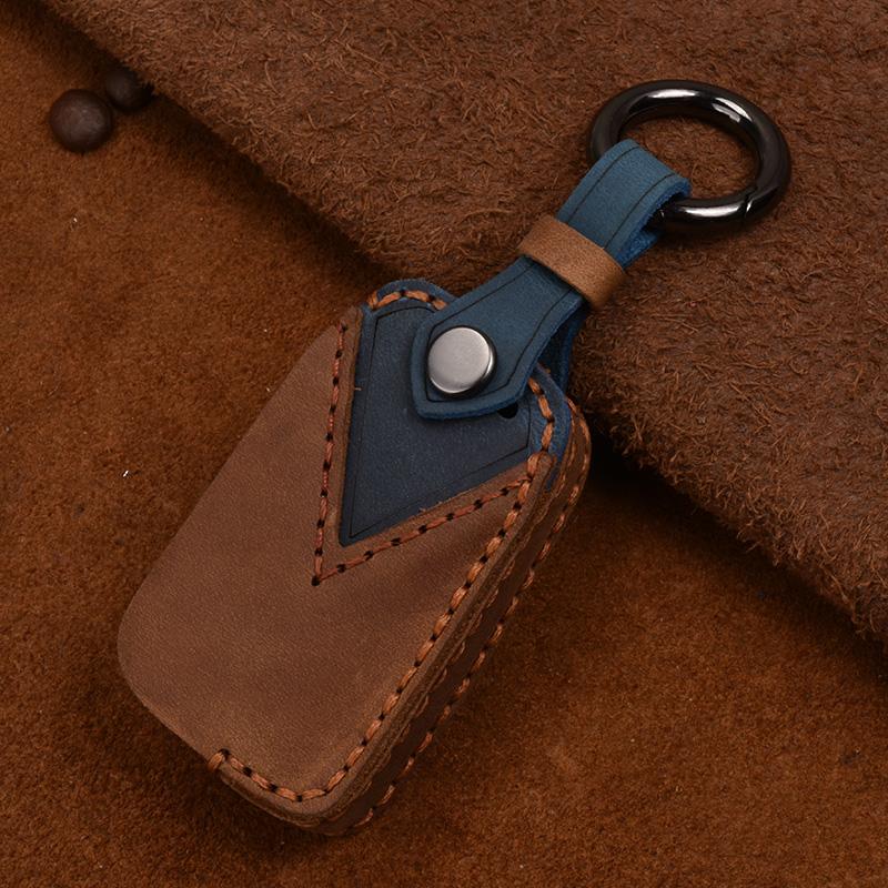 Leather Car Key Case Full Cover Protection For Volkswagen VW Jetta Golf 7 MK7 Seat Ibiza Leon FR2 Altea Aztec Polo Passat Tiguan