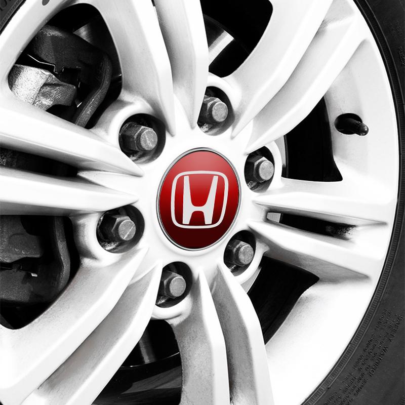 4 шт. 60 мм Колпачок ступицы центра колеса автомобиля Автоаксессуары для Honda Civic Accord Crider City XRV CRV HRV Inspire Fit Odyssey Envix