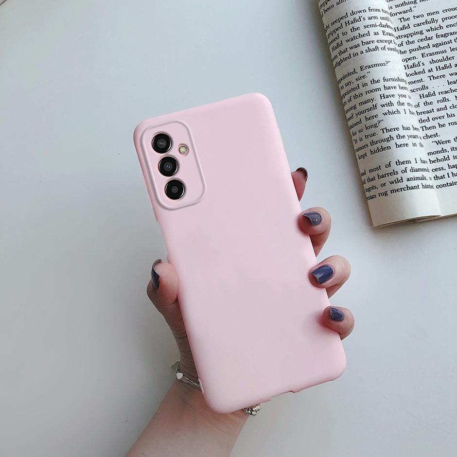 Для Samsung M23 M33 M53 M13 M01 M21 M31 M32 Чехол для телефона Мягкий Силиконовый ТПУ Однотонные Чехлы для Samsung Galaxy M30S M20S M31S Задняя крышка