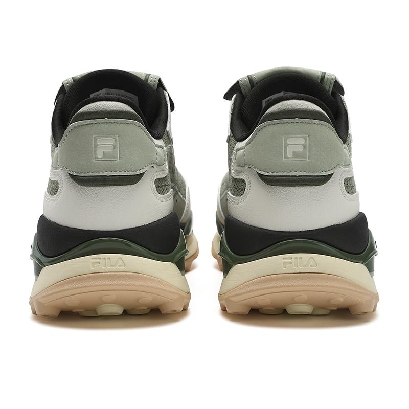 Fila KM2 Удобные Прочные Повседневные Кроссовки с Низким Верхом Мужские кроссовки Серо-зеленые F12M513102FPC