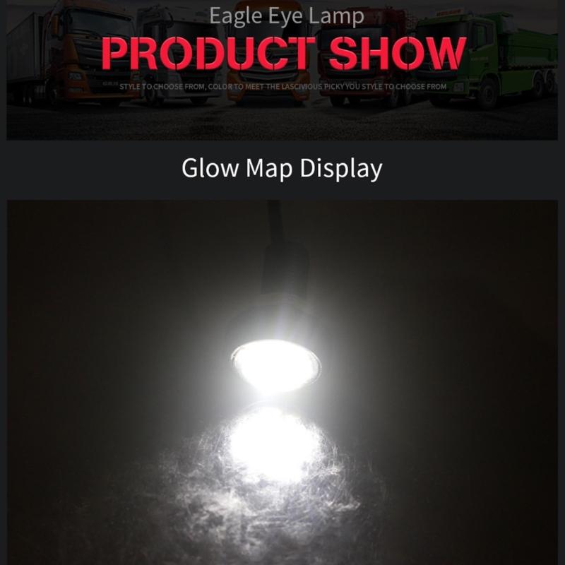 Work Light Eye LED 23 мм 4014 12SMD светодиодные фары для авто велосипеда-водителя противотуманные фары водонепроницаемые фары 2 шт.