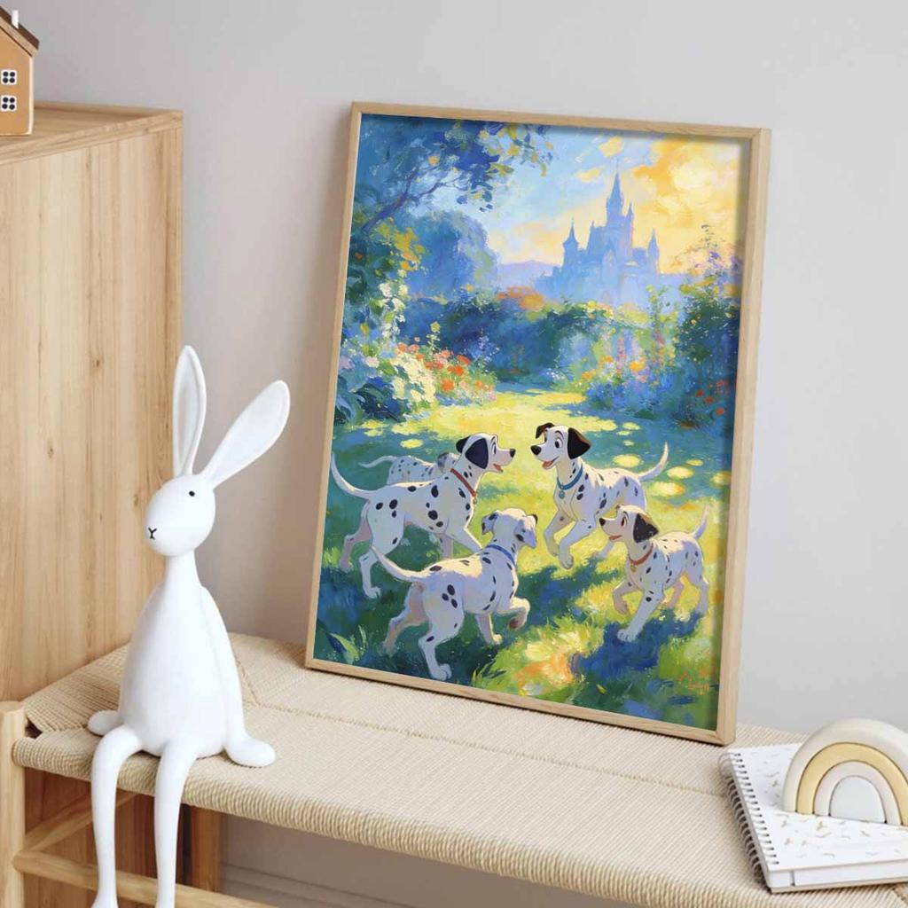 Disney Diamond Painting 5D DIY Full Circle Dalmatian Dog Kit Home Bedroom Wall Decor Crafts