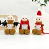 Funny Christmas Crochet Dolls Handwoven Christmas Gifts Creative Knitted Doll Friends Gift