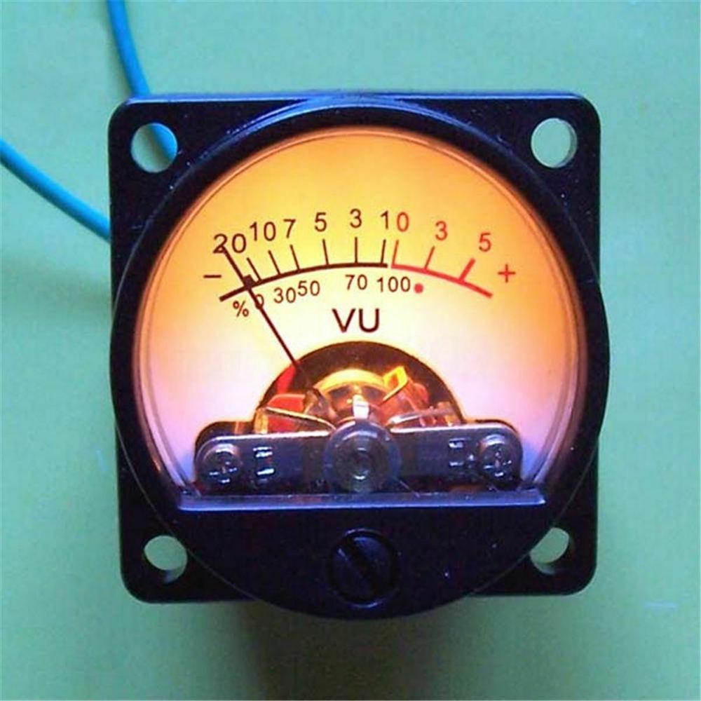 2x Panel VU Meter Warm Back Light Recording & Audio Level Amp with Driver Board