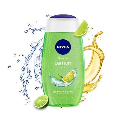 Гель для душа NIVEA Bath Care с лимоном и маслом, 250 мл