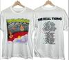 Yk Rock Punk T Shirts Vintage Faith No More The Real Thing Tour Band Tshirt Print Cotton Tops Casual Loose Tees Unisex
