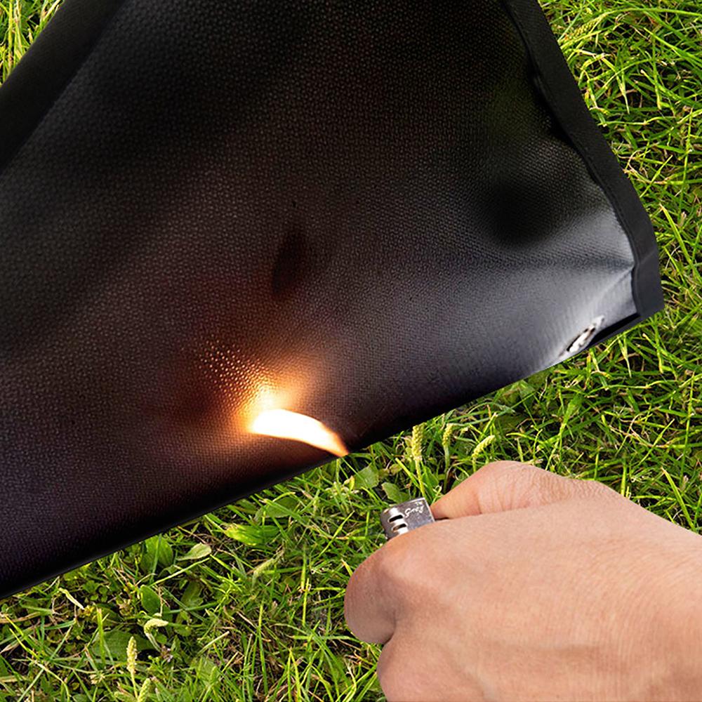 Under Grill Mat Fire Pit Deck Patio Ember Mat Fireproof Mat Grill Pad for Fire Pit for Outdoor Camping Gas Stove