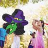 Halloween Witch Pinata Spooky Witch Head Pinata with Stick And Blindfold for Halloween Theme Parties Events