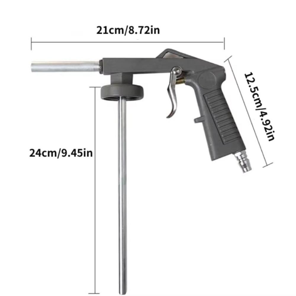 Портативный распылитель антикоррозийного покрытия Высокий расход Прочный Лакировочный Воздушный шланг Сопло Инструмент LB-09 Инструмент для покраски и покрытия днища автомобиля