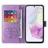 For Samsung Galaxy A56 5G Leather Case Butterfly Floral Imprint Wallet Stand Cover