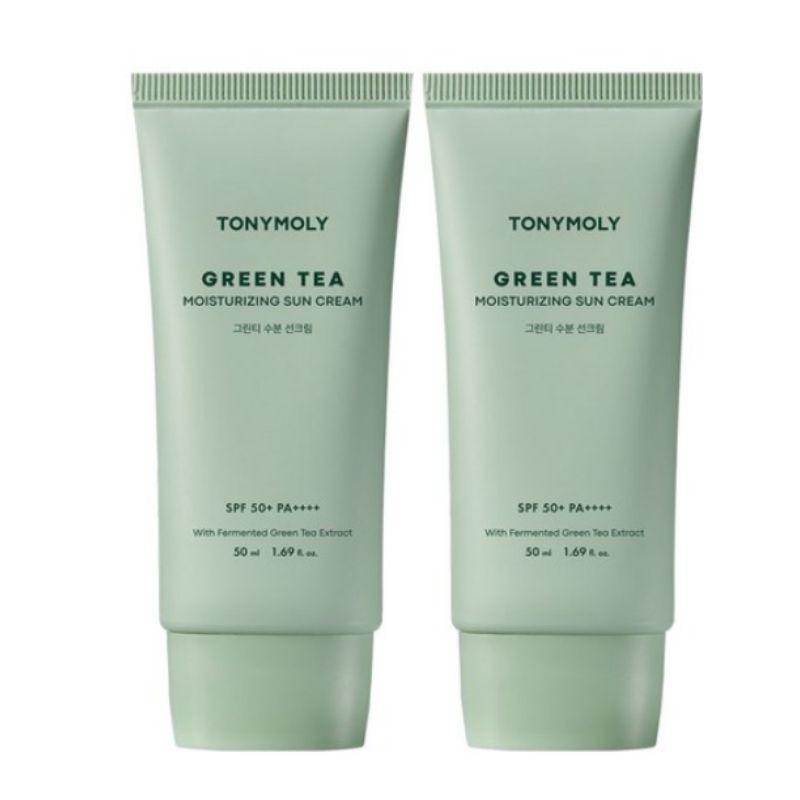 Tony Moly Green Tea Moisturizing Sun Cream (50ml*2ea)