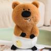 Cartoon Capybara Keychain Plush Dolls Pendant Childrens Toys Gifts Birthday