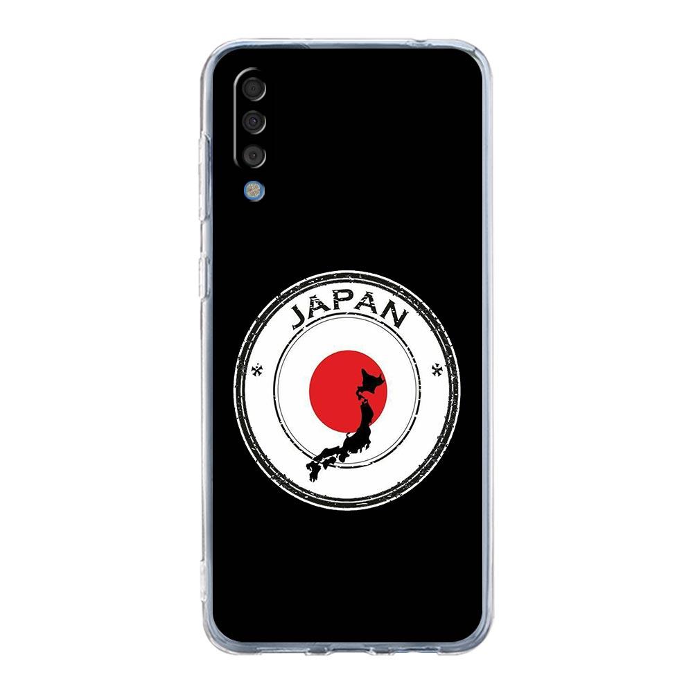 Чехол для телефона Samsung A56 A36 A26 A16 A14 A12 A22 A32 5G A34 A42 A52 A54 A50 A70 A72 A40 A20E A04S A06 Крышка флаг Японии