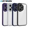 KEYSION Transparent Phone Case for HONOR 400 400 Pro 5G Silicone+PC Clear Shockproof Phone Back Cover for Huawei Honor 400 Lite