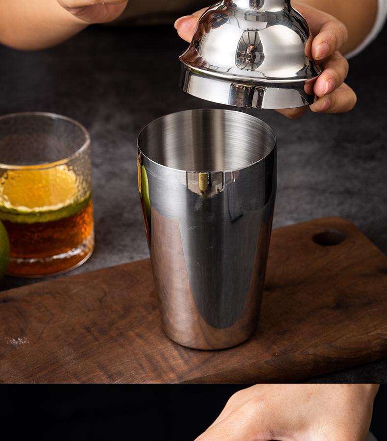 6/7/10pcs Stainless Steel Cocktail Shaker Bartending Tools Bartender Kit Martini Sharker Drink Mixer Set With Storage Bag