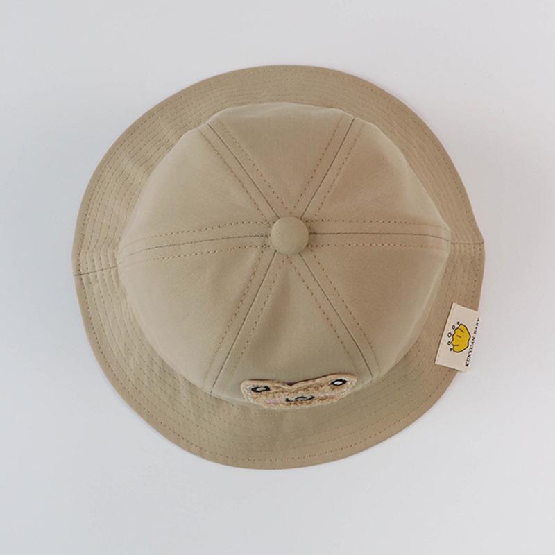 Children's Sunscreen Hat Baby Girls' Fisherman Hat Windproof Hats Sunshade Cute Cartoon Hats