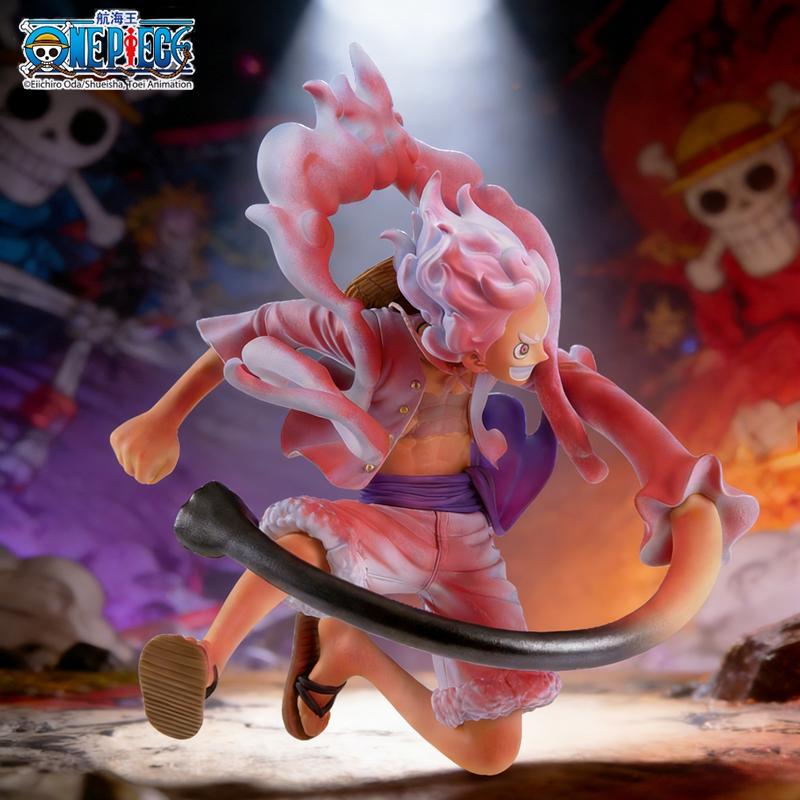 1 шт. Официальная фигурка Луффи Пятая Передача из One Piece для домашнего декора Аниме Обязательно к покупке Идеальный подарок на День святого Валентина День рождения Настольный