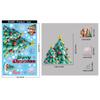 Christmas Glass Stickers Gingerbread Man Snowman Snowflake Decorative Stickers Christmas Party Decoration Santa Claus Electrostatic Stickers