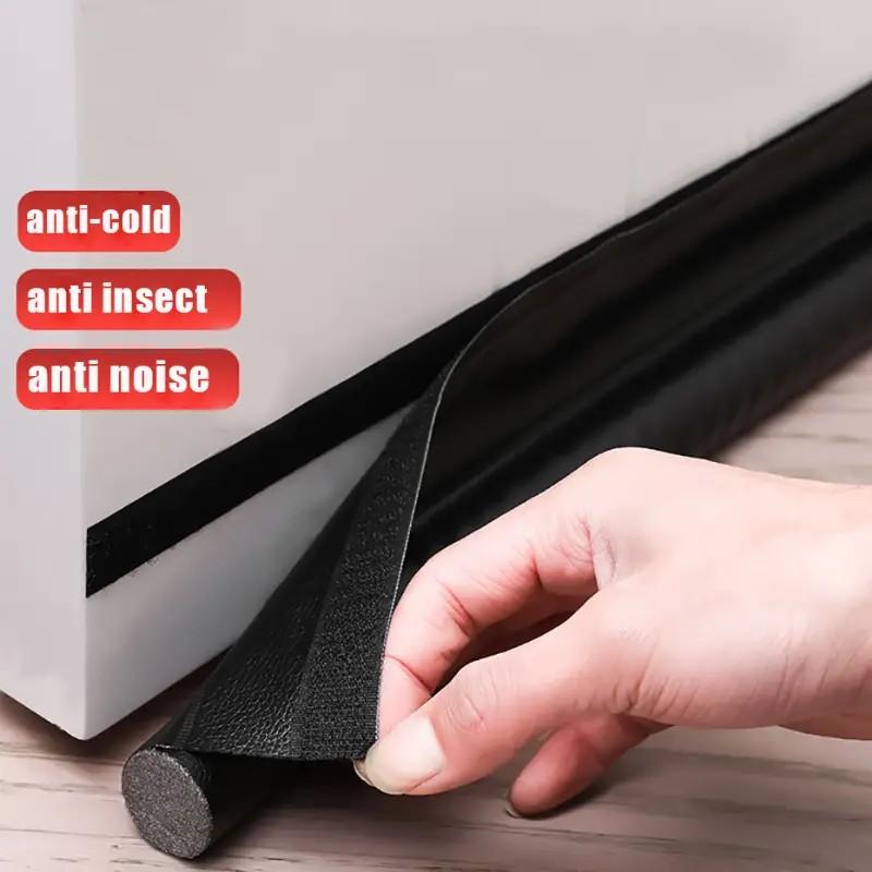 Adjustable Door Bottom Seal Strip Weatherstrip Under Door Draft Stopper AntiCold One Side Gap Blocker Foam Weather Strip