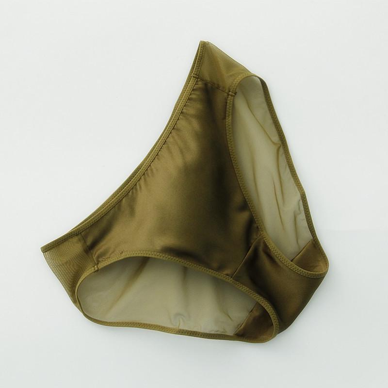 Бюстгальтер из шелка с треугольными чашками для женщин - легкий шелковичный атлас без содержания стали