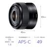 Sony Single Focus Lens E 35mm OSS for Sony E Mount Only SEL35F18 F1.8 APS-C