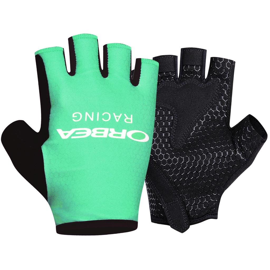 New UAE Cycling Gloves Bike ORBEA RACING Gloves Half Finger MTB Fitness Gloves Running Fitness Riding Bicycle Sports Gloves