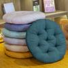 Solid Color Round Pad Winter Chair Cushion Thicken Non-slip Cushion  High Quality PP Cotton Round Cushion Dining Chair Cushion