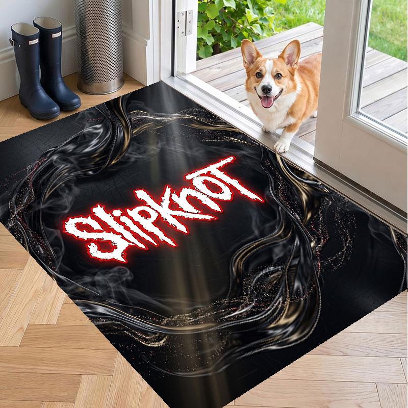 Мягкий ковер для пола с узором Slipknot, ковер для гостиной, декоративный коврик для украшения комнаты дома