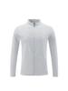 LULU Men's Autumn Breathable Sport Jacket - Casual Long Zipper, Stand-Up Collar, Trendy Running Outerwear