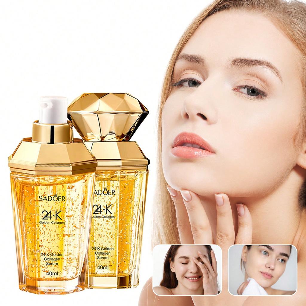 K Gold Collagen Essence, эссенция для уменьшения мелких морщин и увлажнения, сокращает морщины и питает кожу.