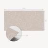 Decorative Self-Adhesive Vinyl Panel 100x50 cm Delicate Spirals and Leaves