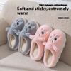 European and American Non-slip Soft Sole Cute Cartoon Cat Shape Non-slip Indoor Winter Cotton Slippers