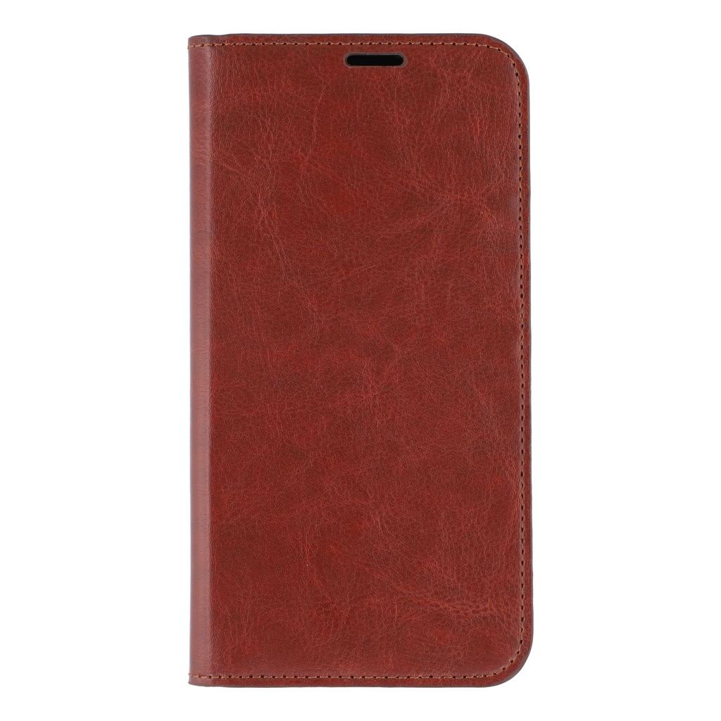 For iPhone 14 Pro Stand Cases Genuine Split Leather Wallet Phone Cover Magnetic Closure
