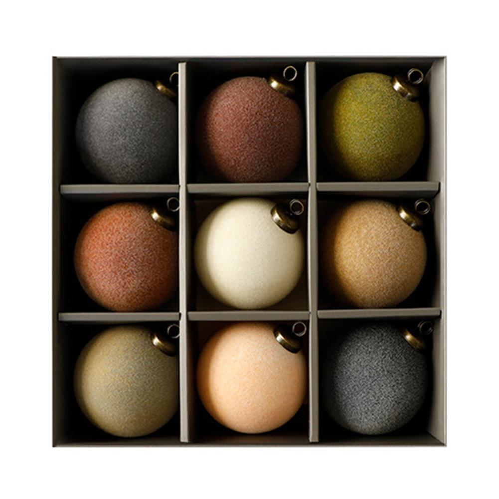 Holiday Celebrations White Christmas Ball Set Beautiful Flocked Decorations Christmas Decoration Versatile Decorating Options