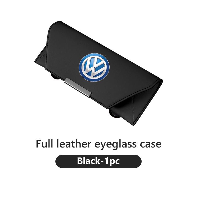 Valve Stems Caps Car Visor Glasses Clip Auto Master Driver Sunglasses Storage Rack Accessories For Volkswagen VW Passat Golf 4 5NI9