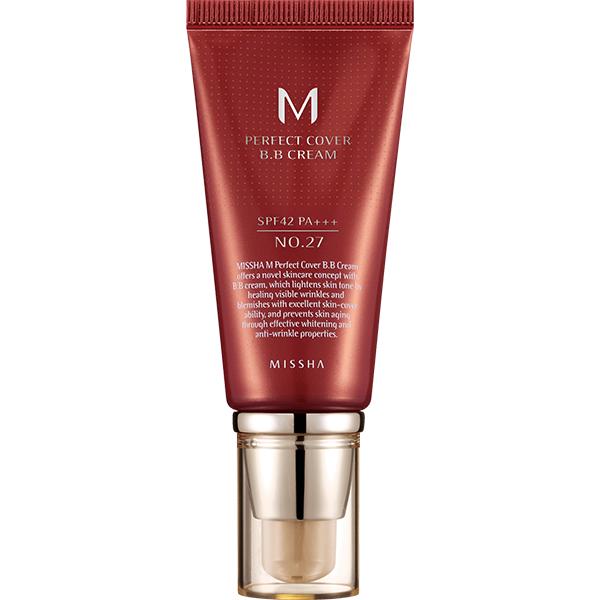 MISSHA M Perfect Cover BB Cream 50ml, Multi-Function, High Coverage, SPF 42 PA+++  No.13, 21,23,27