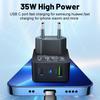 35W GaN USB Type C Charger Tablet Fast Charger QC3.0 PD3.0 Charge Adaper For Iphone 15 Xiaomi Poco F5 Laptop Charger