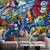 3d Граффити Настенная Фреска Красочные Обои Граффити Для Спальни Гостиной Большие Мультяшные Обои Граффити